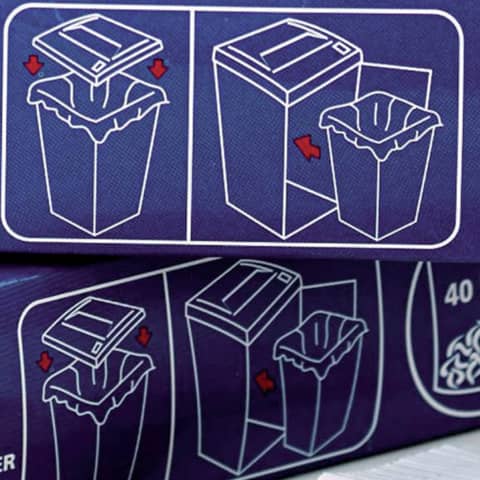 Sacchetti di plastica per distruggidocumenti Rexel AS 115 L conf. da 100 - 40070